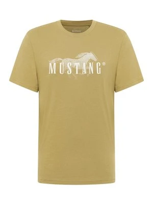 T-shirt z nadrukiem mustang