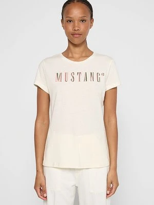 T-shirt z nadrukiem mustang