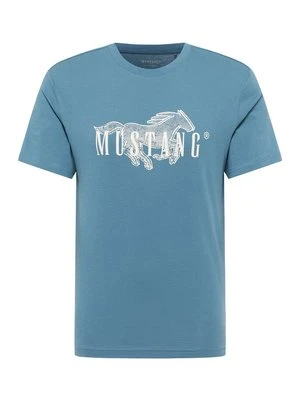 T-shirt z nadrukiem mustang