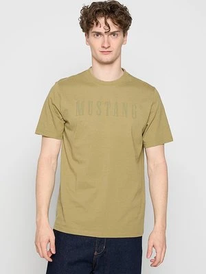 T-shirt z nadrukiem mustang