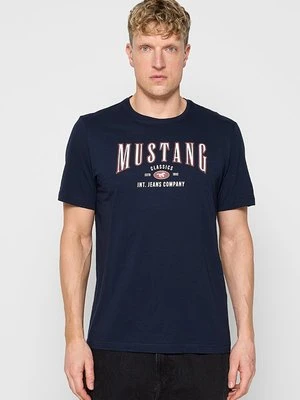 T-shirt z nadrukiem mustang