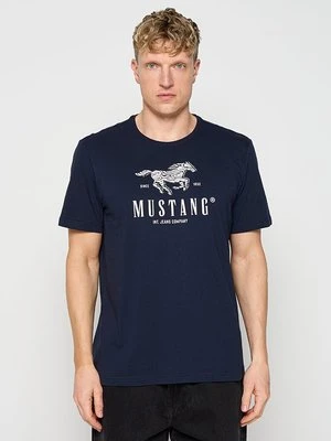 T-shirt z nadrukiem mustang