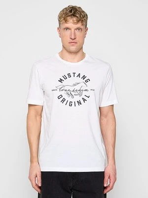 T-shirt z nadrukiem mustang