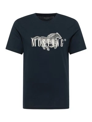 T-shirt z nadrukiem mustang