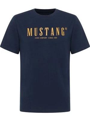T-shirt z nadrukiem mustang