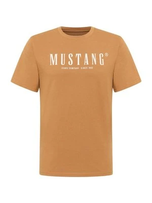 T-shirt z nadrukiem mustang