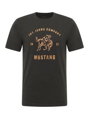 T-shirt z nadrukiem mustang
