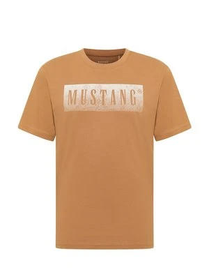 T-shirt z nadrukiem mustang