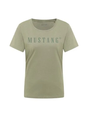 T-shirt z nadrukiem mustang