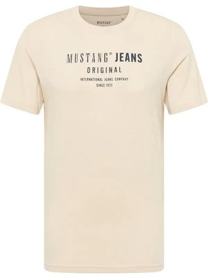 T-shirt z nadrukiem mustang