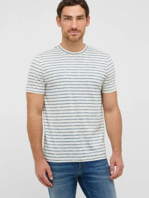 T-shirt z nadrukiem Mustang biały