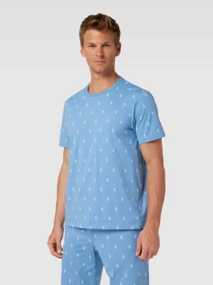 T-shirt z nadrukiem na całej powierzchni model ‘LIQUID’ Polo Ralph Lauren Underwear