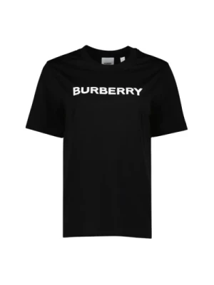 T-shirt z nadrukiem na okrągłym dekolcie Burberry