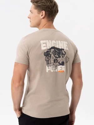 T-shirt z nadrukiem na plecach T-ENGIN Volcano