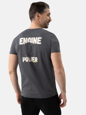T-shirt z nadrukiem na plecach T-ENGIN Volcano