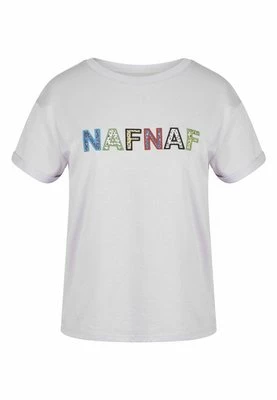 T-shirt z nadrukiem Naf Naf