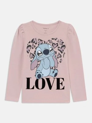 Zdjęcie produktu T-shirt z nadrukiem NAME IT fioletowy