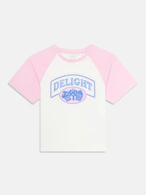 Zdjęcie produktu T-shirt z nadrukiem NAME IT mleczny