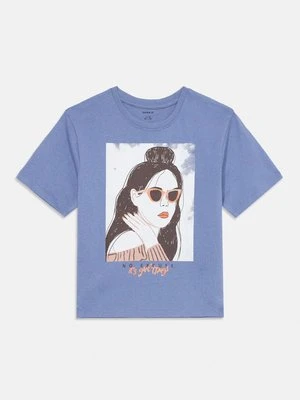 Zdjęcie produktu T-shirt z nadrukiem NAME IT niebieski