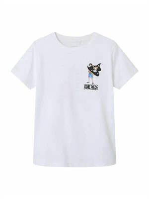 Zdjęcie produktu T-shirt z nadrukiem NAME IT mleczny