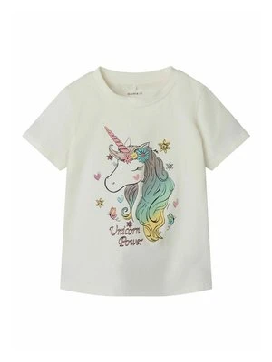 Zdjęcie produktu T-shirt z nadrukiem NAME IT biały