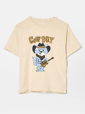Zdjęcie produktu T-shirt z nadrukiem NAME IT taupe