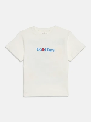 T-shirt z nadrukiem NAME IT biały