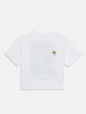 T-shirt z nadrukiem NAME IT biały