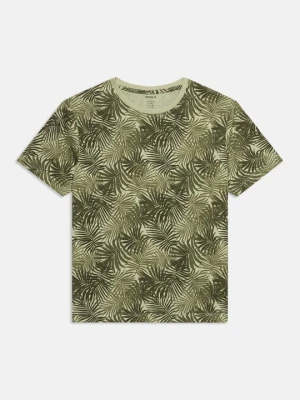 T-shirt z nadrukiem NAME IT ciemnozielony