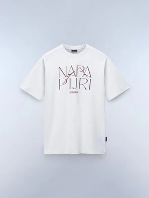 T-shirt z nadrukiem Napapijri