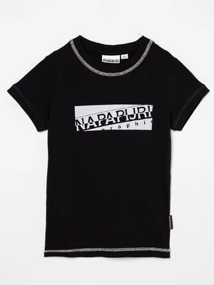 T-shirt z nadrukiem Napapijri