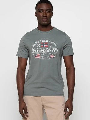 T-shirt z nadrukiem Napapijri