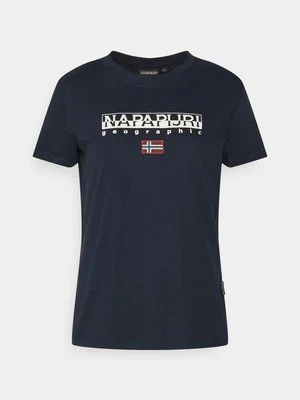 T-shirt z nadrukiem Napapijri