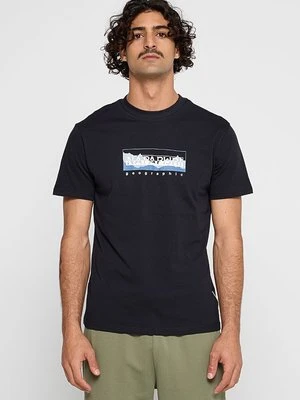 T-shirt z nadrukiem Napapijri
