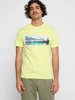 T-shirt z nadrukiem Napapijri