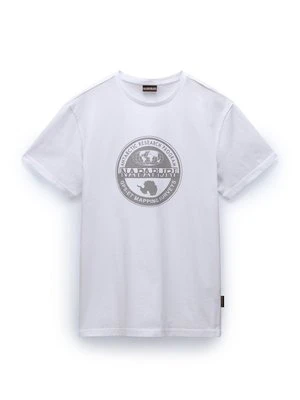 T-shirt z nadrukiem Napapijri