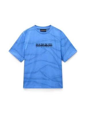 T-shirt z nadrukiem Napapijri