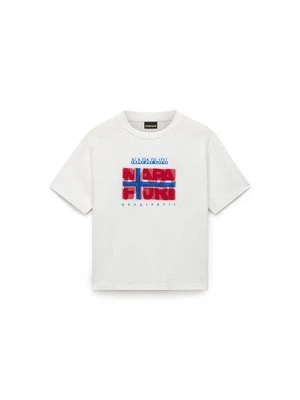 T-shirt z nadrukiem Napapijri