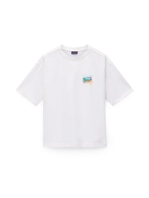 T-shirt z nadrukiem Napapijri