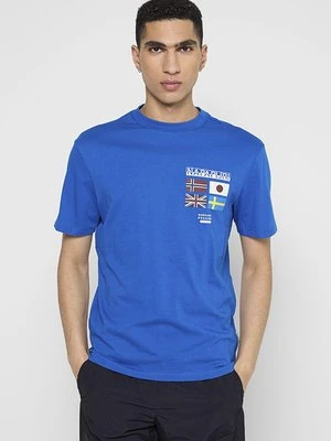 T-shirt z nadrukiem Napapijri