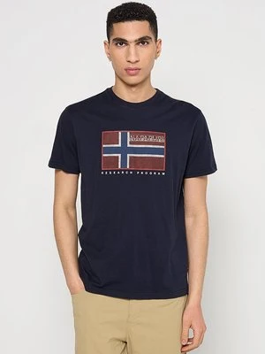 T-shirt z nadrukiem Napapijri