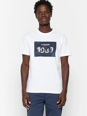 T-shirt z nadrukiem Napapijri