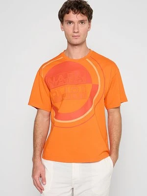 T-shirt z nadrukiem Napapijri