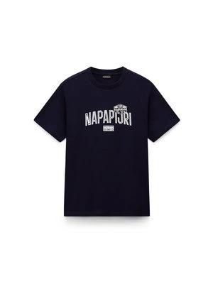 T-shirt z nadrukiem Napapijri