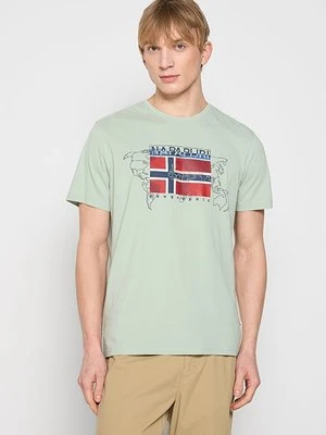 T-shirt z nadrukiem Napapijri