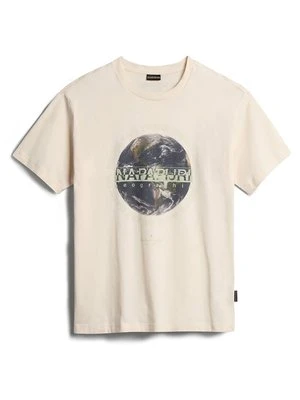 T-shirt z nadrukiem Napapijri