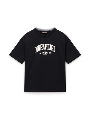 T-shirt z nadrukiem Napapijri
