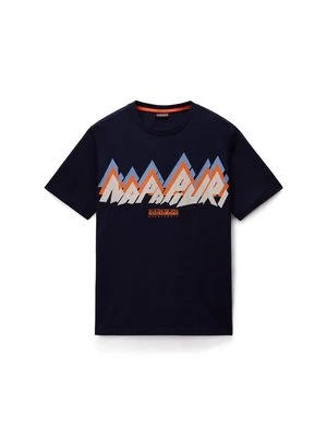 T-shirt z nadrukiem Napapijri