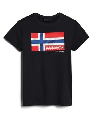 T-shirt z nadrukiem Napapijri