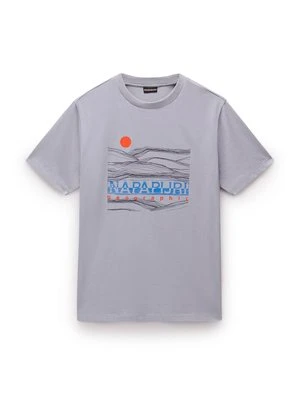 T-shirt z nadrukiem Napapijri